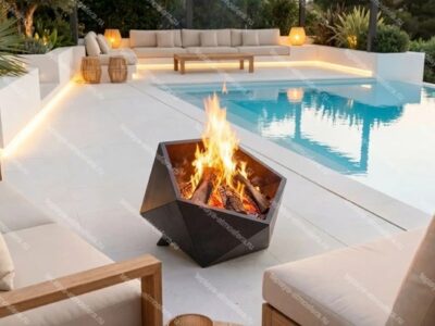 Костровая чаша-очаг с ножками