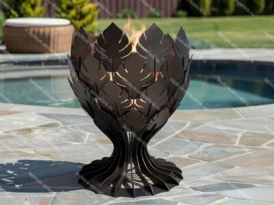 Чаша для костра Кубок Листья