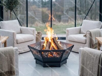 Чаша для огня шестиугольная V1