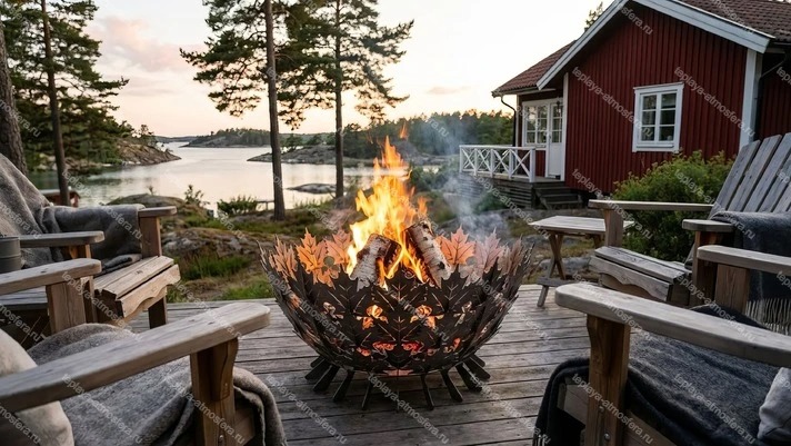 Подарок для мужчины: костровая чаша — тепло, уют и атмосфера настоящего отдыха