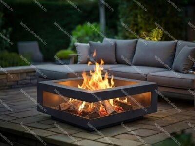 Чаша для огня квадратная Low