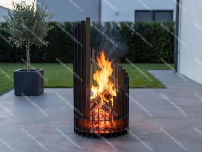 Костровая чаша Twisted high d=600 мм