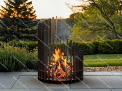 Костровая чаша Twisted high d=800 мм